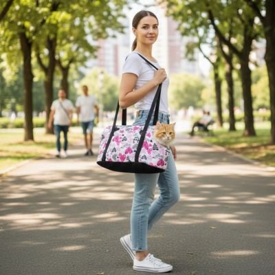 Sac de transport pour chat
