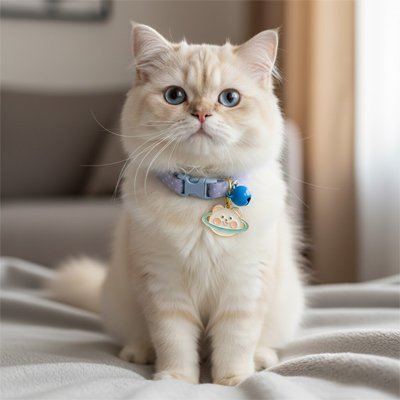 Collier Chat 