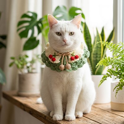 Collier Chat 