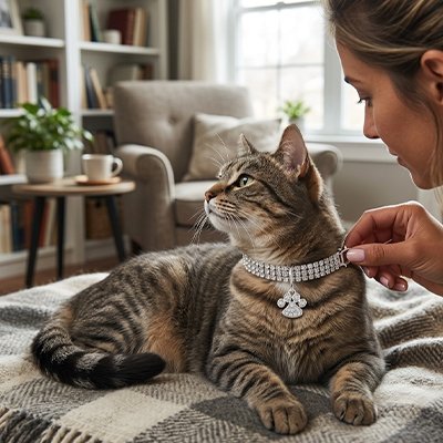 Collier Chat 