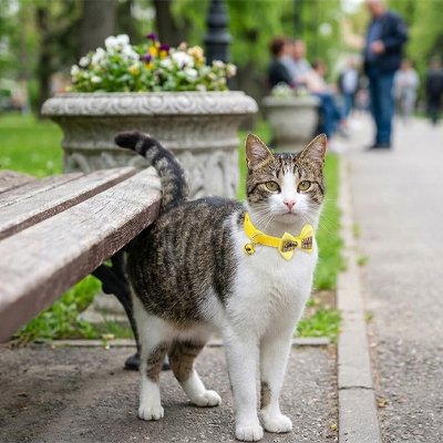 Collier Chat 