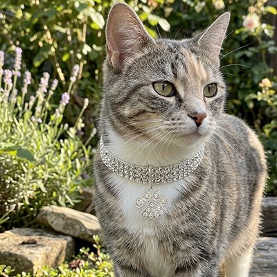 Collier Chat 