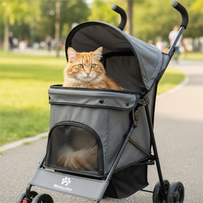 Poussette pour chat​ 