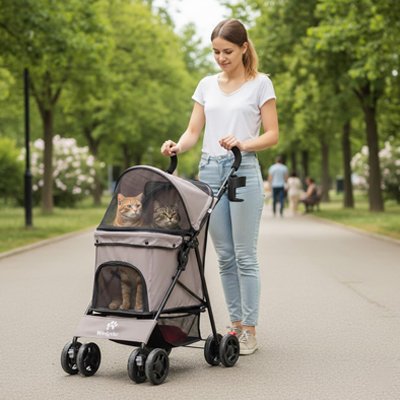 Poussette pour chat​ 