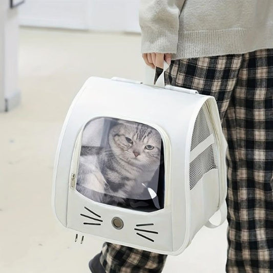 Sac a dos Chat blanc