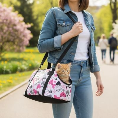 Sac de transport pour chat 